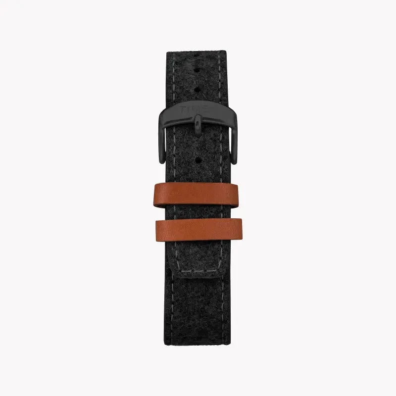 Timex Unisex Black Fabric Watch, Brass Case | Tw2r62100 by TIMEX
