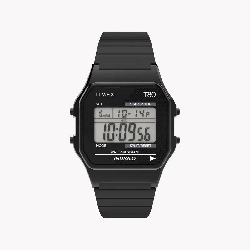 Timex Unisex Black Stainless Steel Watch, Digital Dial | Tw2r67000 by TIMEX