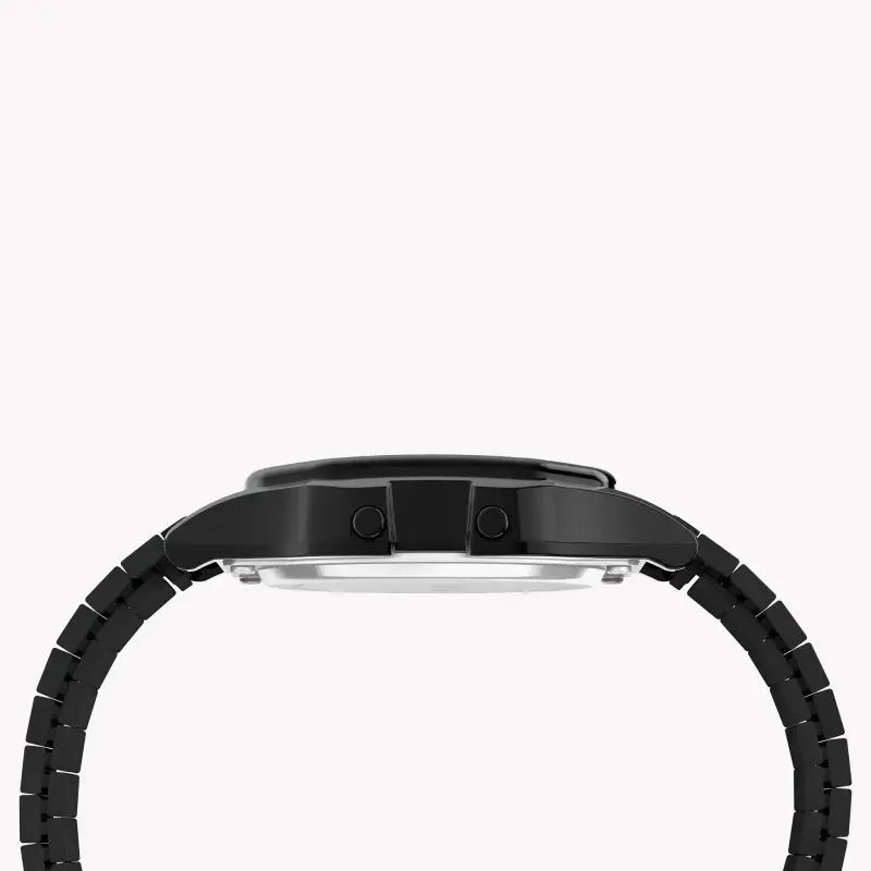 Timex Unisex Black Stainless Steel Watch, Digital Dial | Tw2r67000 by TIMEX