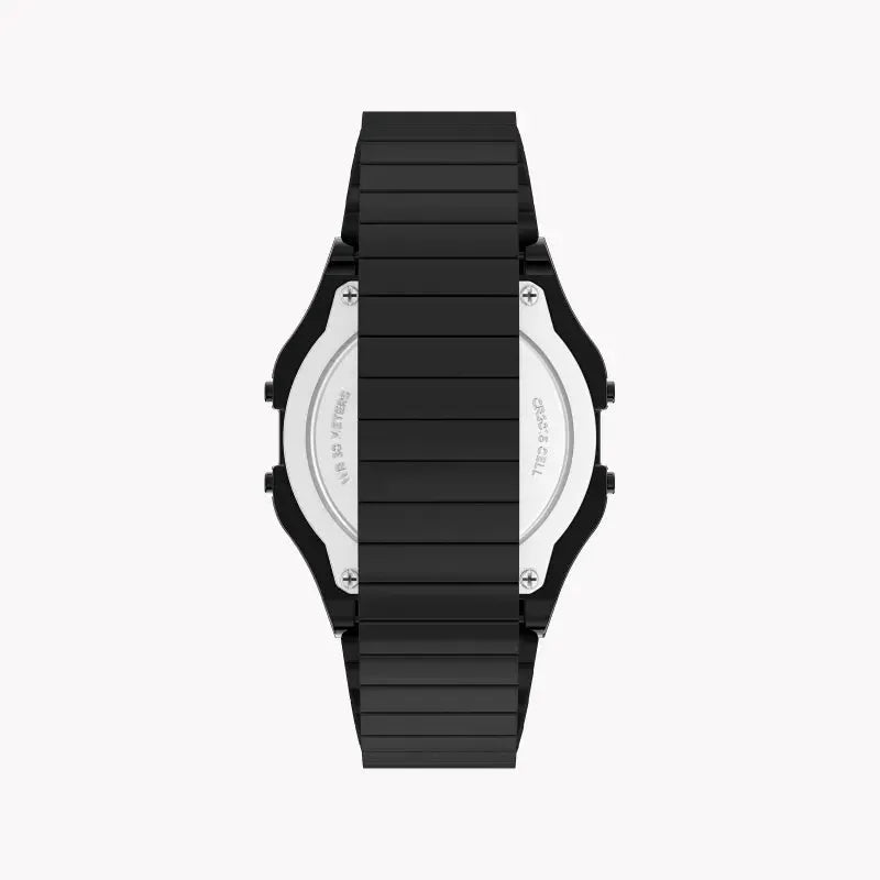 Timex Unisex Black Stainless Steel Watch, Digital Dial | Tw2r67000 by TIMEX
