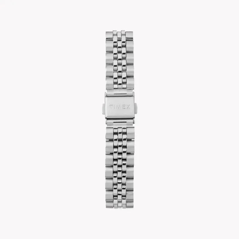 Timex Women's Silver Stainless Steel Watch, White Dial | Tw2r69400 by TIMEX