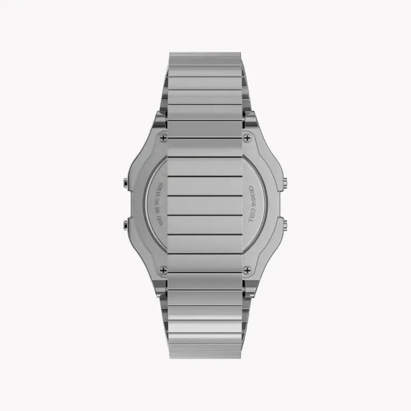 Timex Unisex Silver Stainless Steel Watch, Digital Dial | Tw2r79100 by TIMEX