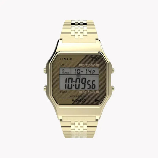 Timex Unisex Gold Stainless Steel Watch, Digital Dial | Tw2r79200 by TIMEX