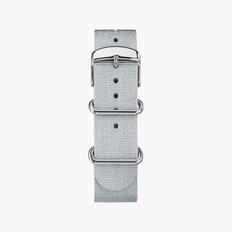 Timex Women's Silver Fabric Watch, White Dial | Tw2r92500 by TIMEX