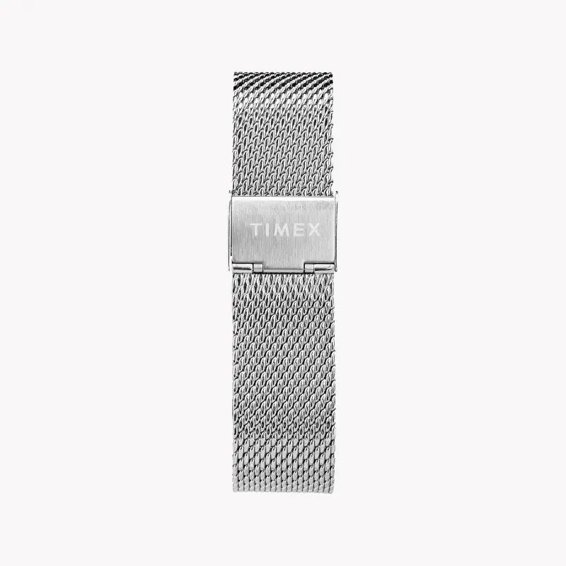 Timex Unisex Silver Stainless Steel, Black Dial | Tw2t11400 by TIMEX