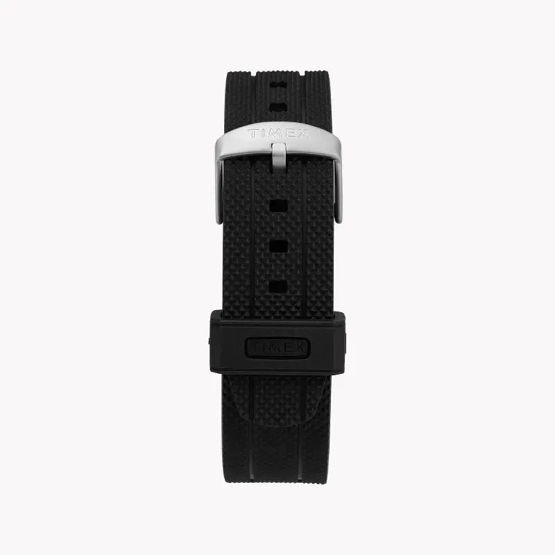 Timex Men's Black Silicone Watch, Brass Case | Tw2t30000 by TIMEX