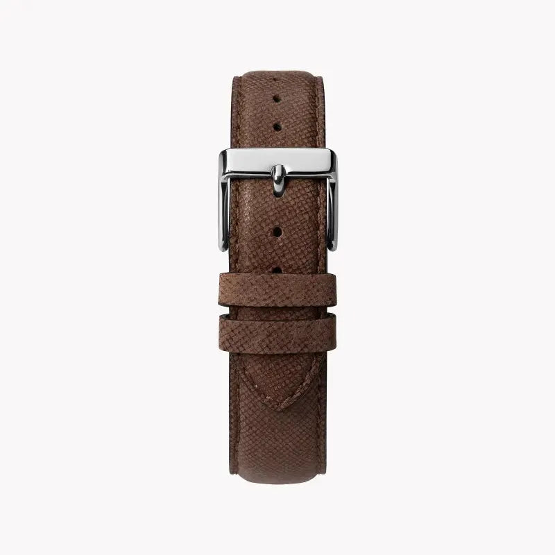Timex Men's Brown Leather Watch, Black Dial | Tw2t35000 by TIMEX