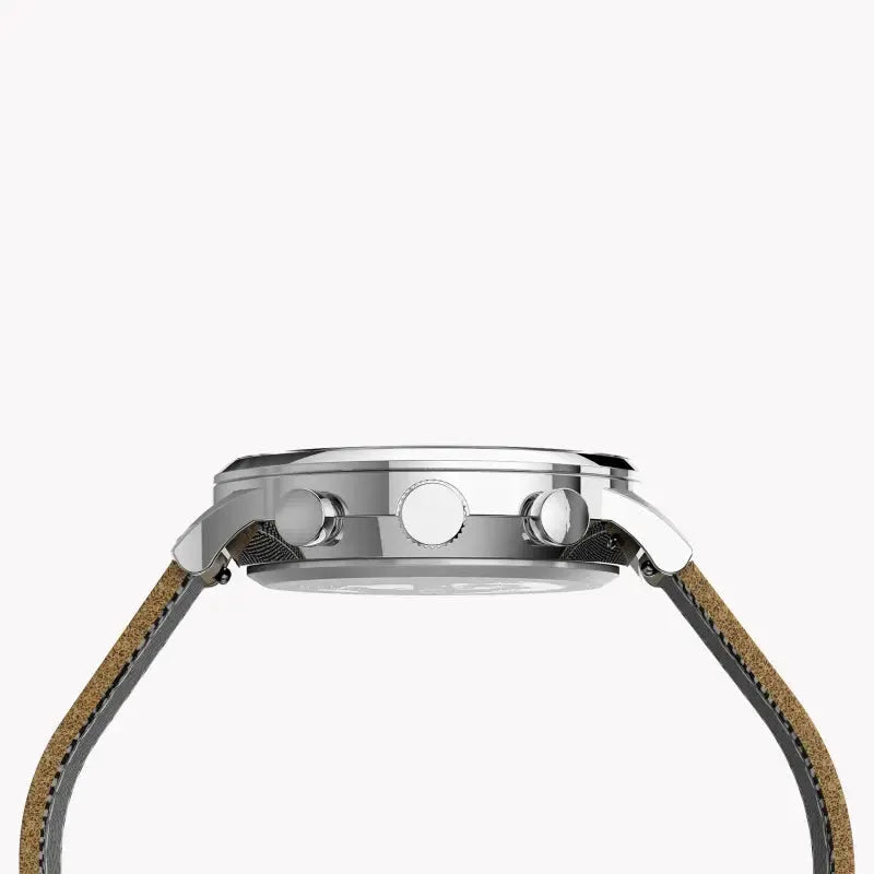 Timex Men's Stainless Steel Tan Band, Silver Dial | Tw2t71200 by TIMEX