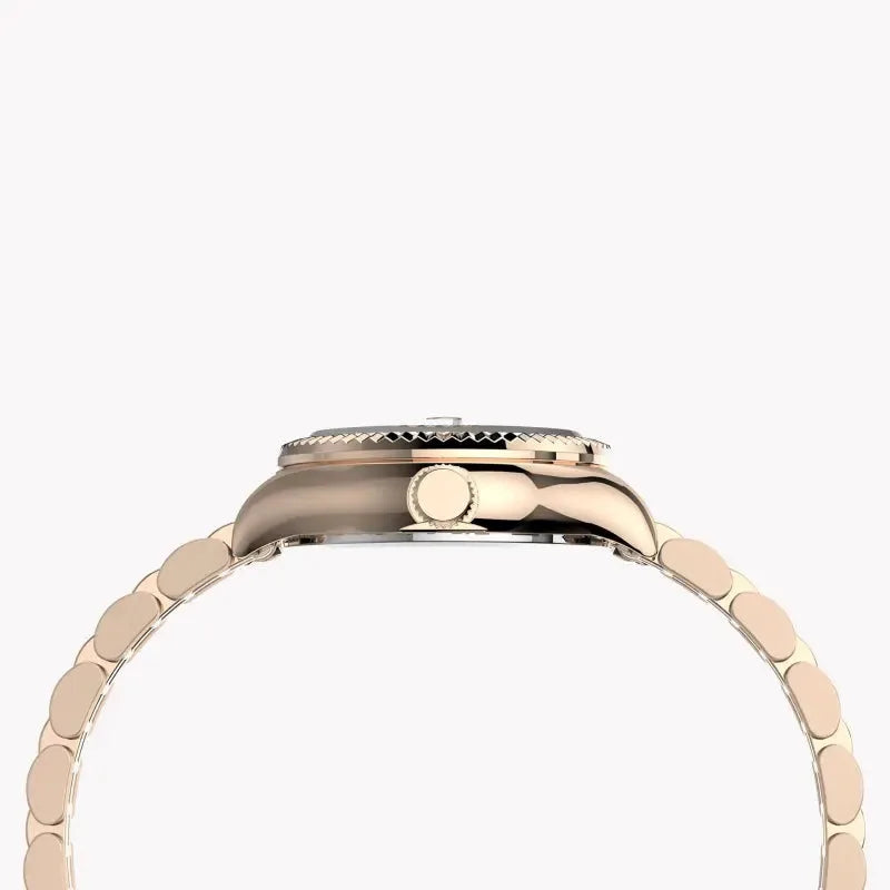 Timex Women's Rose Gold Stainless Steel Watch, 24mm Dial | Tw2t86500 by TIMEX