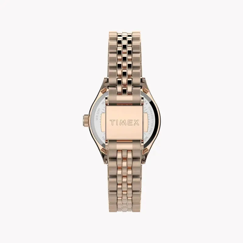 Timex Women's Rose Gold Stainless Steel Watch, 24mm Dial | Tw2t86500 by TIMEX