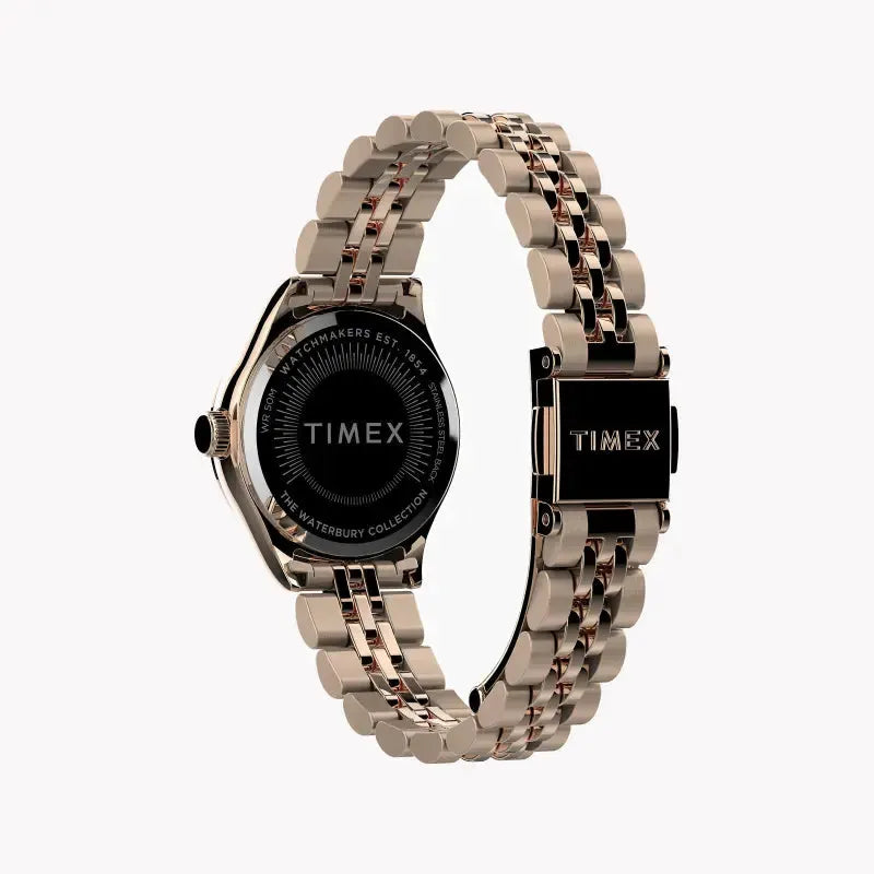 Timex Women's Rose Gold Stainless Steel Watch, 24mm Dial | Tw2t86500 by TIMEX