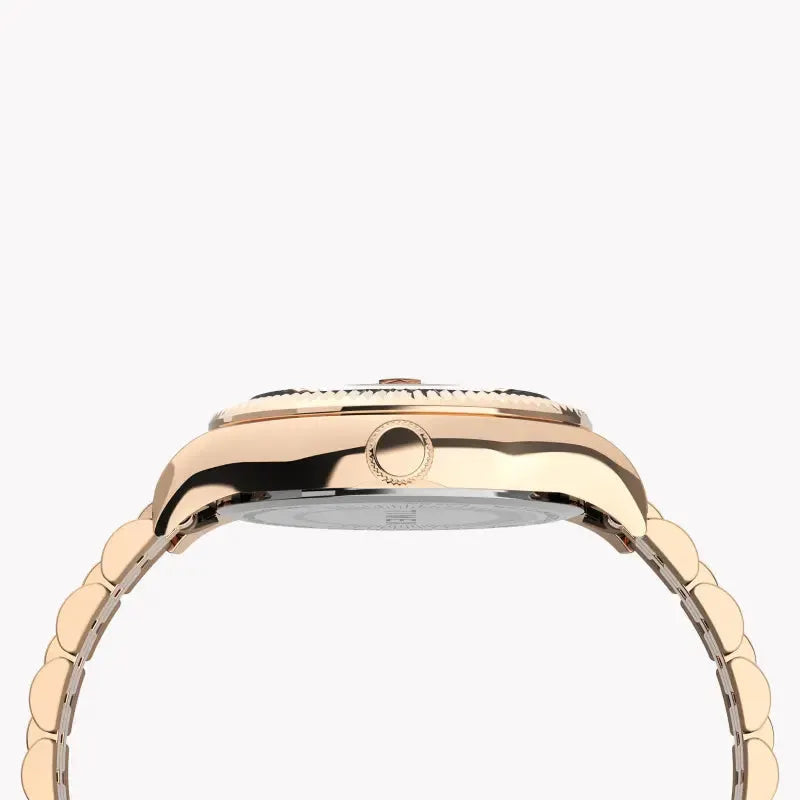 Timex Women's Rose Gold Stainless Steel Watch, 34mm | Tw2t86800 by TIMEX