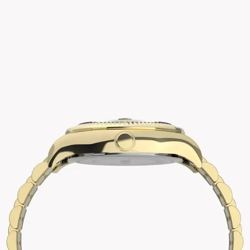 Timex Women's Gold Stainless Steel Watch, Gold Dial | Tw2t86900 by TIMEX