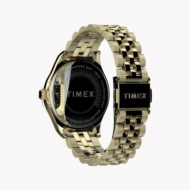 Timex Women's Gold Stainless Steel Watch, Gold Dial | Tw2t86900 by TIMEX