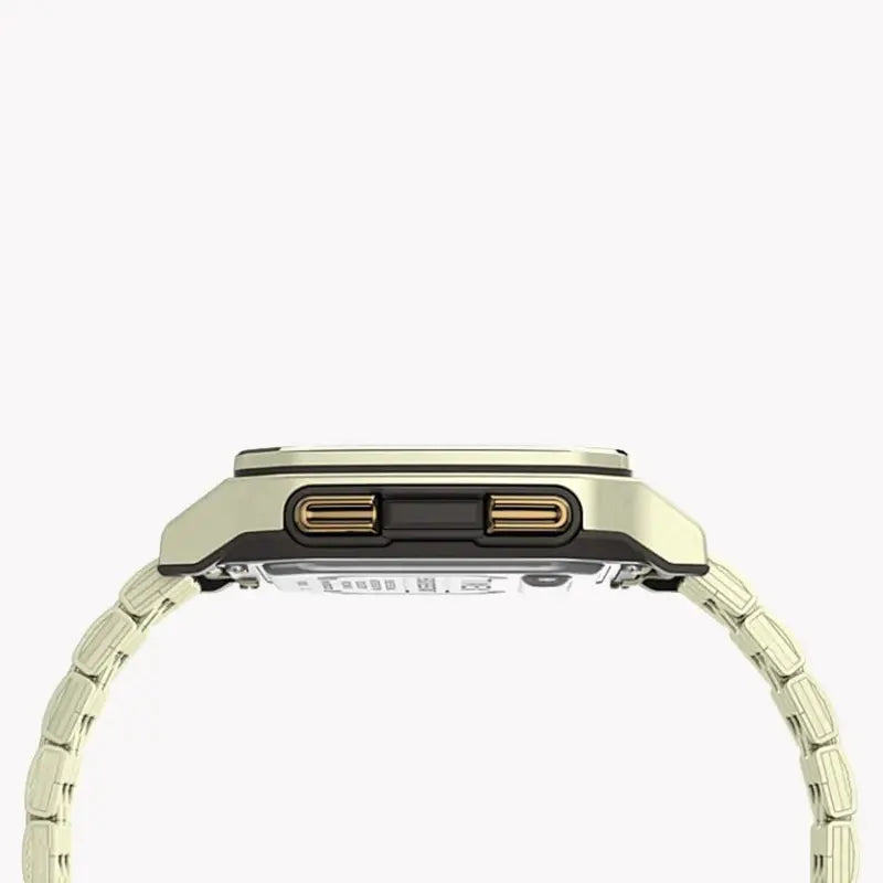 Timex Men's Gold Stainless Steel Watch, Digital Dial | Tw2u17100 by TIMEX