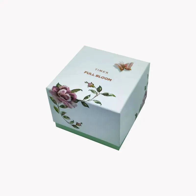 Timex Women's Blue Leather Watch, Brass Case | Tw2u40800 by TIMEX