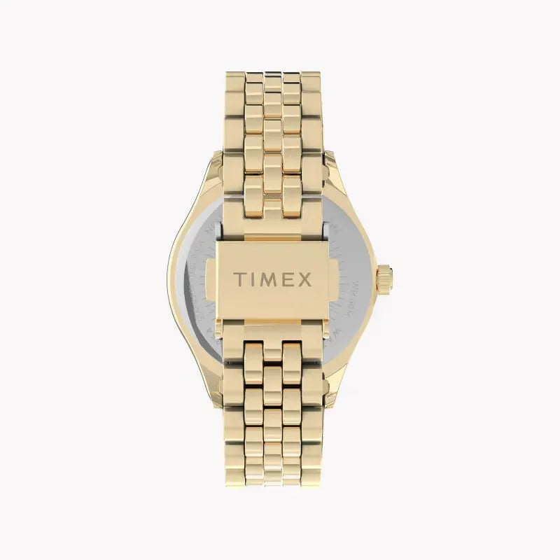 Timex Women's Gold Stainless Steel Watch, Round Dial | Tw2u53800 by TIMEX