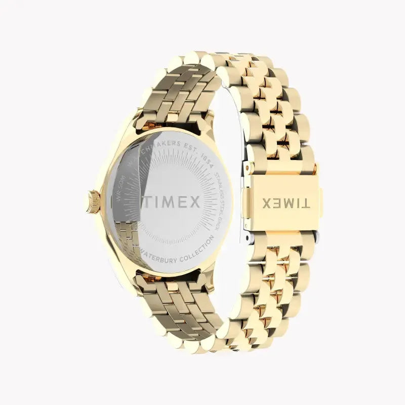 Timex Women's Gold Stainless Steel Watch, Round Dial | Tw2u53800 by TIMEX