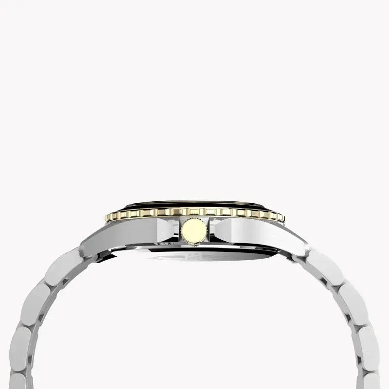 Timex Men's Stainless Steel Watch, Black Dial | Tw2u55500 by TIMEX