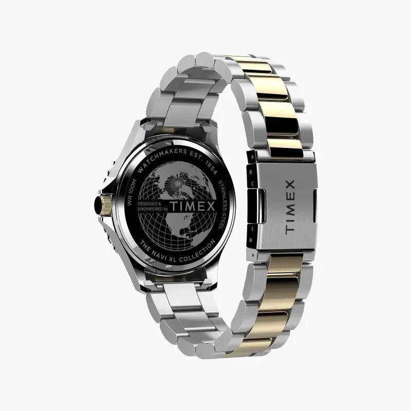 Timex Men's Stainless Steel Watch, Black Dial | Tw2u55500 by TIMEX