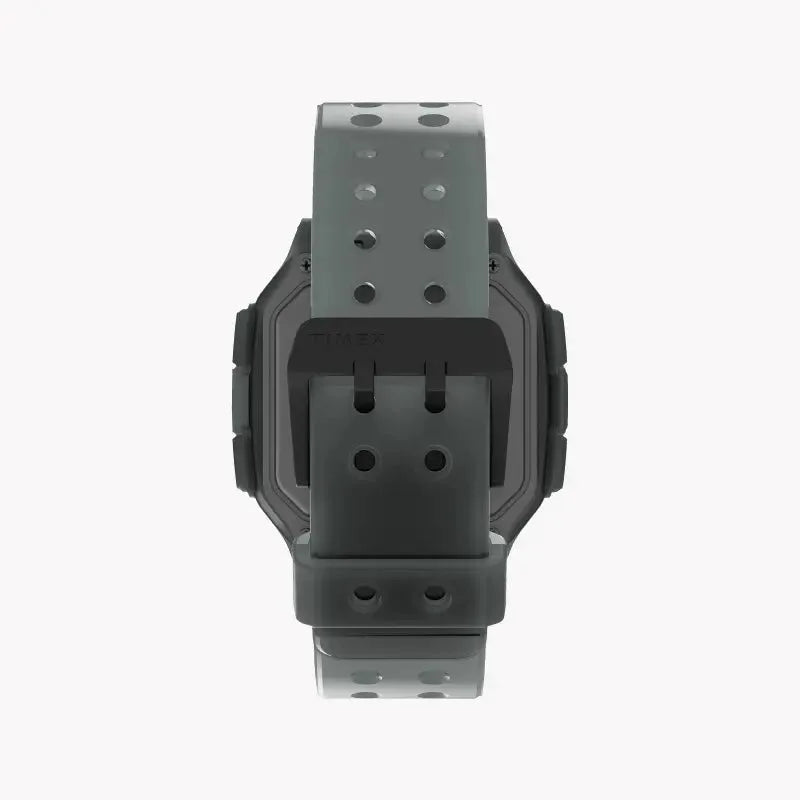 Timex Men's Gray Silicone Watch, Digital Dial | Tw2u56400 by TIMEX
