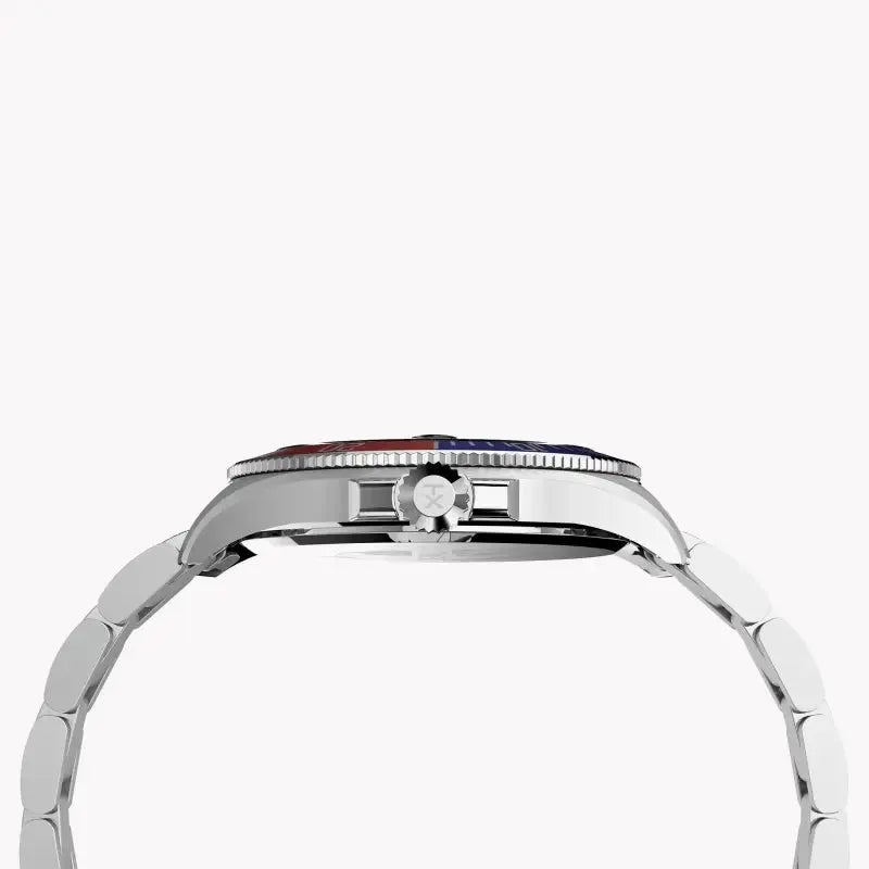 Timex Men's Black Dial, Silver Stainless Steel | Tw2u71900 by TIMEX