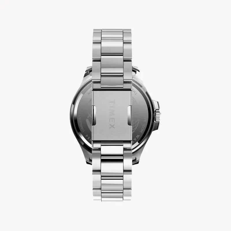 Timex Men's Black Dial, Silver Stainless Steel | Tw2u71900 by TIMEX