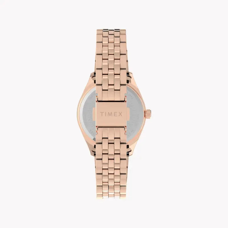 Timex Women's Rose Gold Watch, Pink Dial | Tw2u78400 by TIMEX
