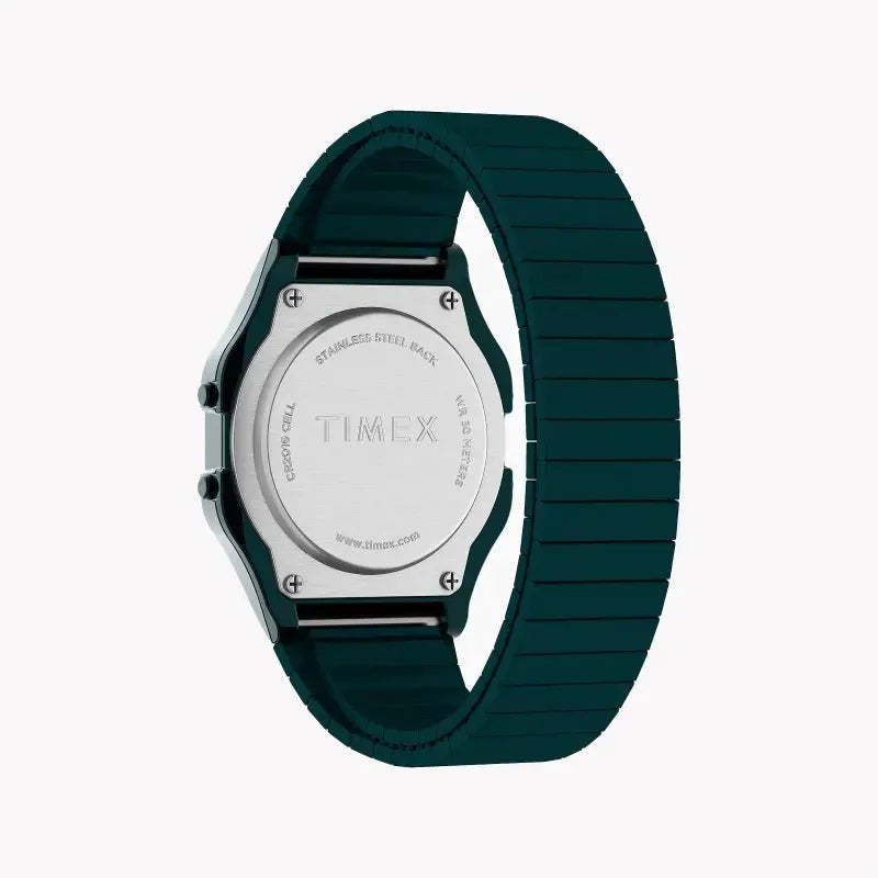 Timex Unisex Blue Resin & Stainless Steel Watch, Digital Dial | Tw2u93800 by TIMEX