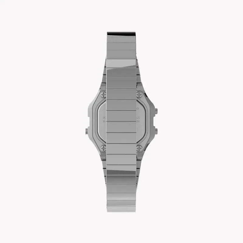 Timex Women's Silver Stainless Steel Watch, Digital Dial | Tw2u94200 by TIMEX