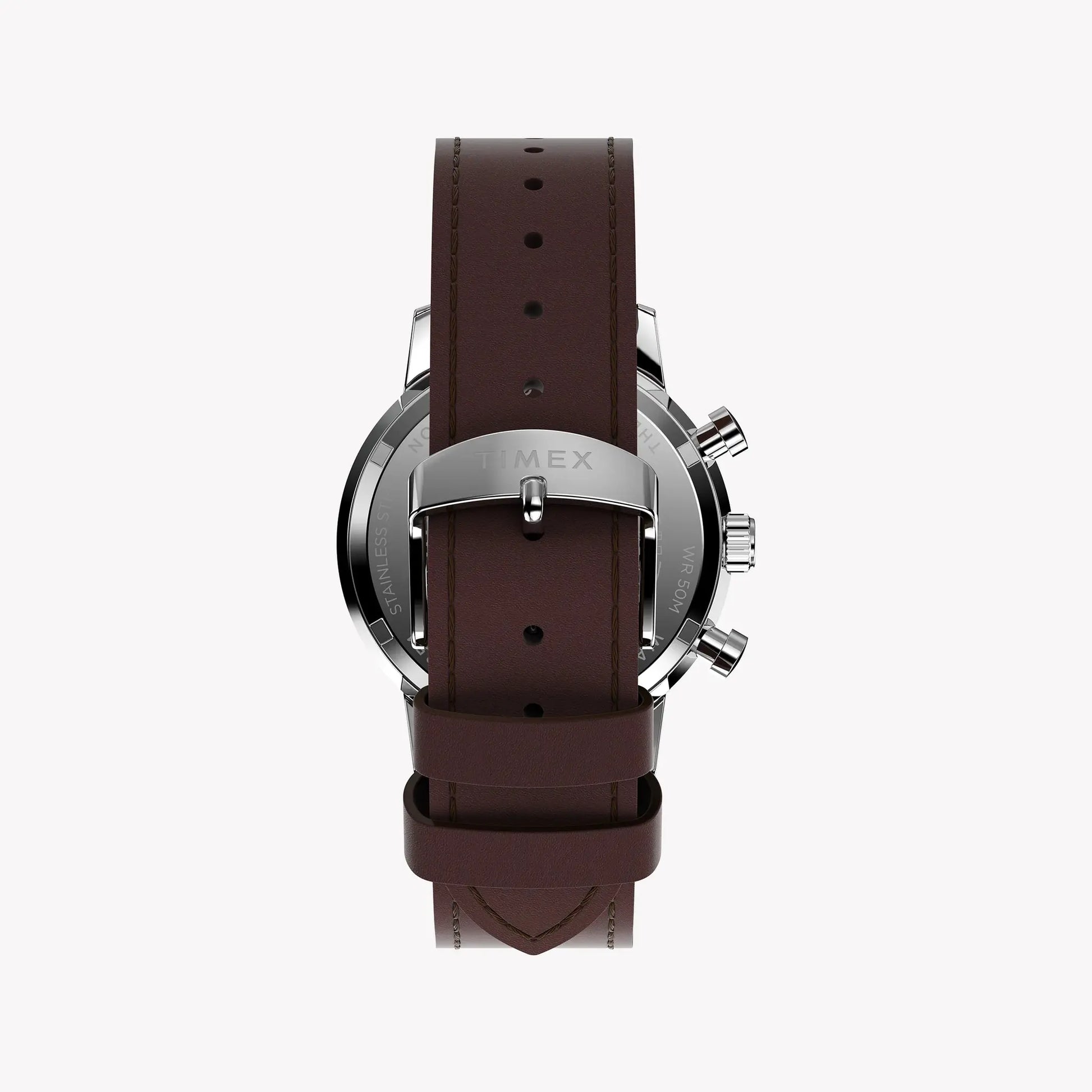 TIMEX Men's Stainless Steel, Brown Leather | TW2W10200 by TIMEX