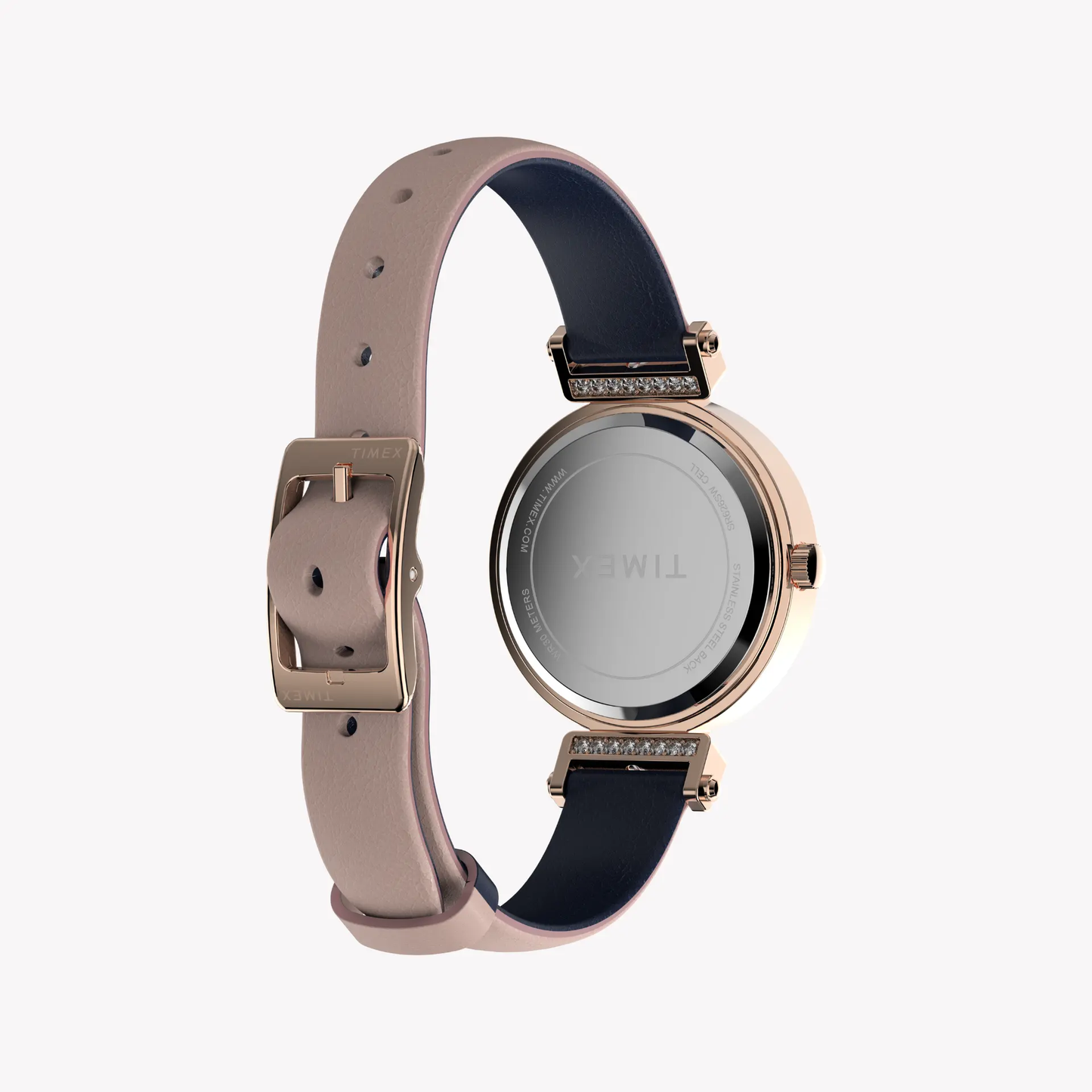 Timex Women's Rose Gold, Pink Leather | Tw2w96300 by TIMEX