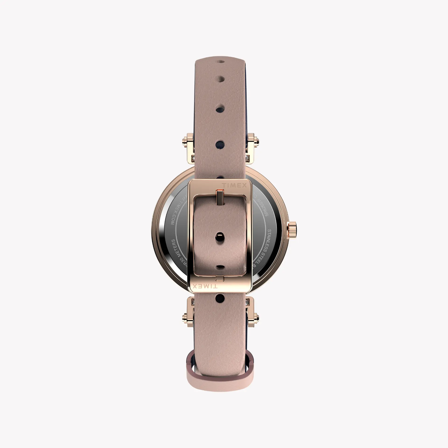 Timex Women's Rose Gold, Pink Leather | Tw2w96300 by TIMEX