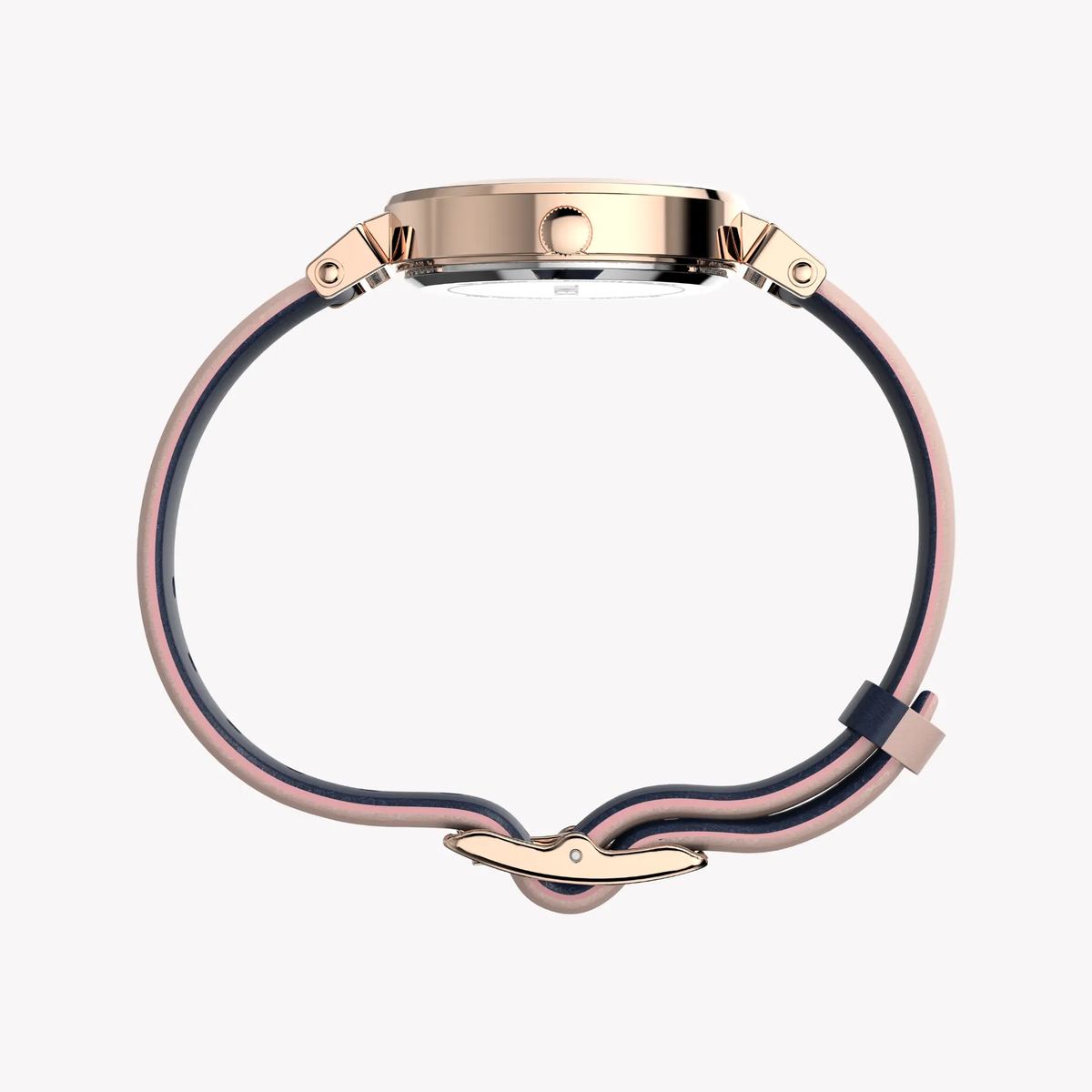 Timex Women's Rose Gold, Pink Leather | Tw2w96300 by TIMEX