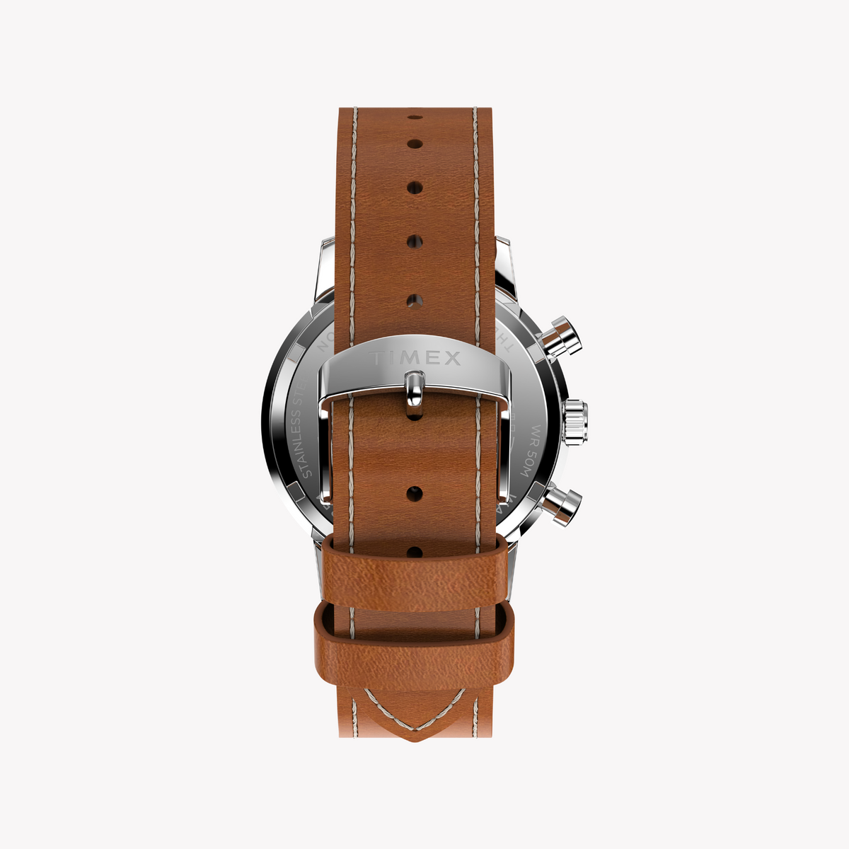 Timex Men's Stainless Steel, Silver/Brown | Tw2w99100 by TIMEX