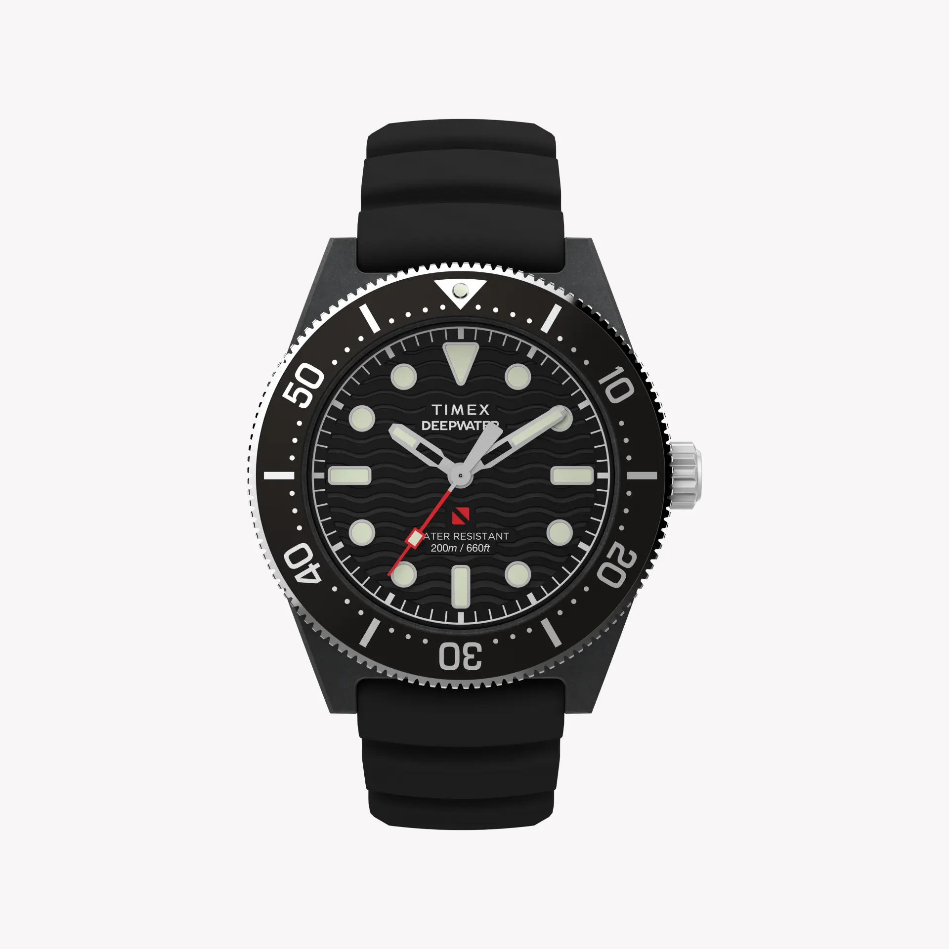 Timex Men's Black Resin Watch, Black/Black | Tw2y02200 by TIMEX