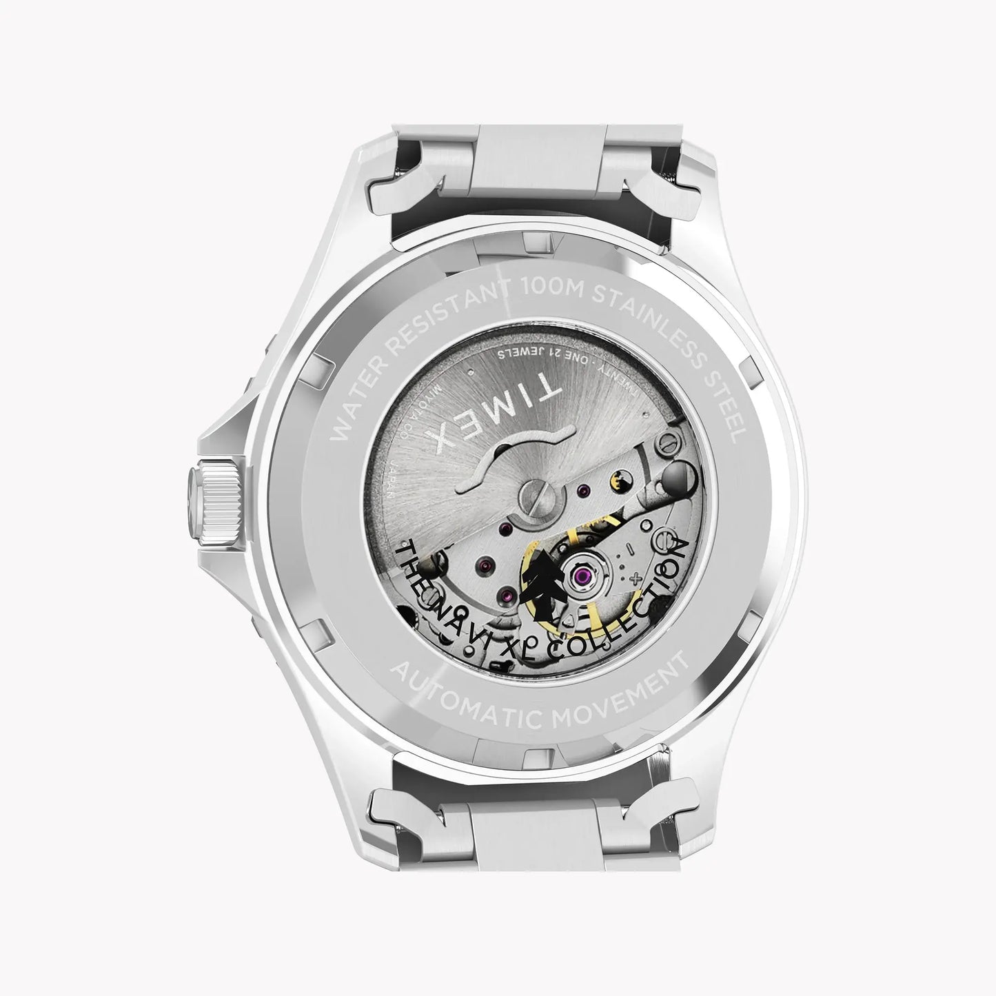 Navi Automatic 41mm SST Case Black Dial Bracelet | TW2Y15300 by TIMEX