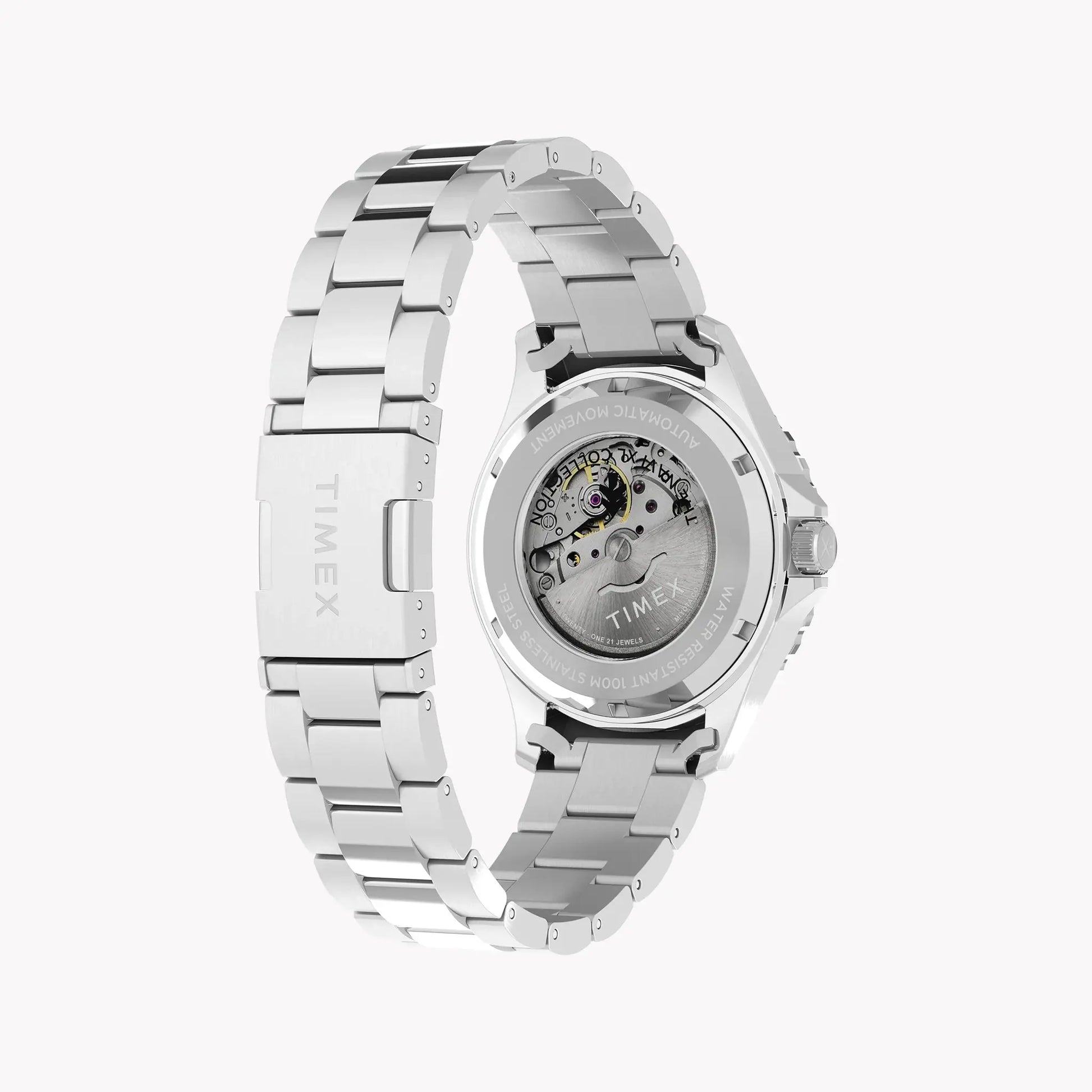 Navi Automatic 41mm SST Case Black Dial Bracelet | TW2Y15300 by TIMEX