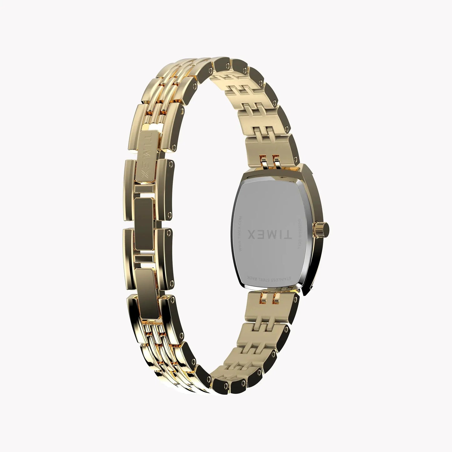 Womens Gold-Tone Case & Bracelet with Mother of Pearl Dial TW2Y22400 by TIMEX