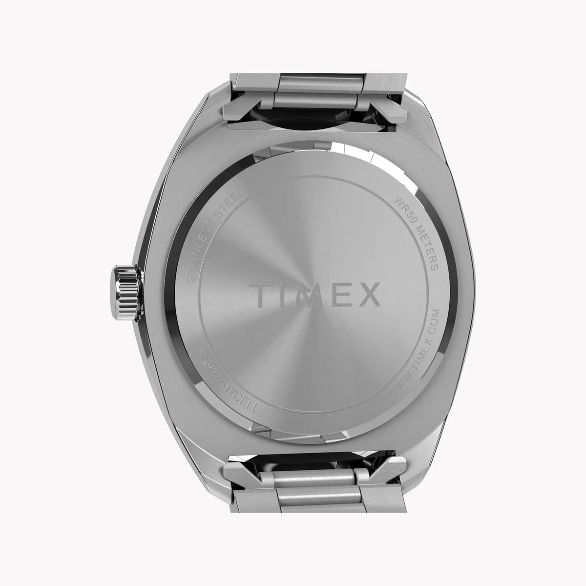 Mens Silver-Tone Case & Bracelet with Blue Dial TW2Y22700 | Stylish Watch by TIMEX