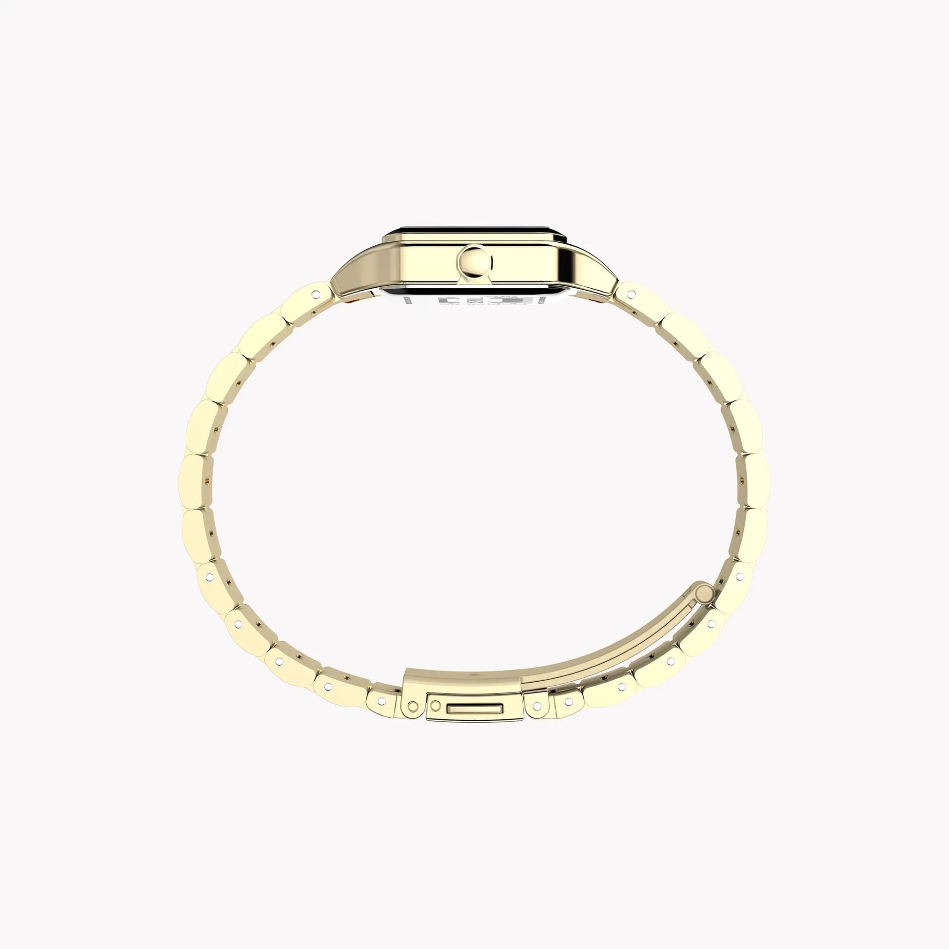 Addison Gold-Tone Case & Bracelet White Dial TW2Y23700 | Stylish Watch by TIMEX