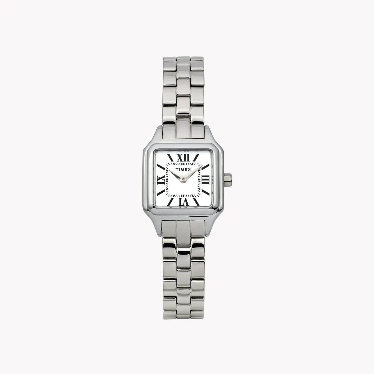 Addison Silver-Tone Case & Bracelet White Dial TW2Y23800 | Men's Watch by TIMEX
