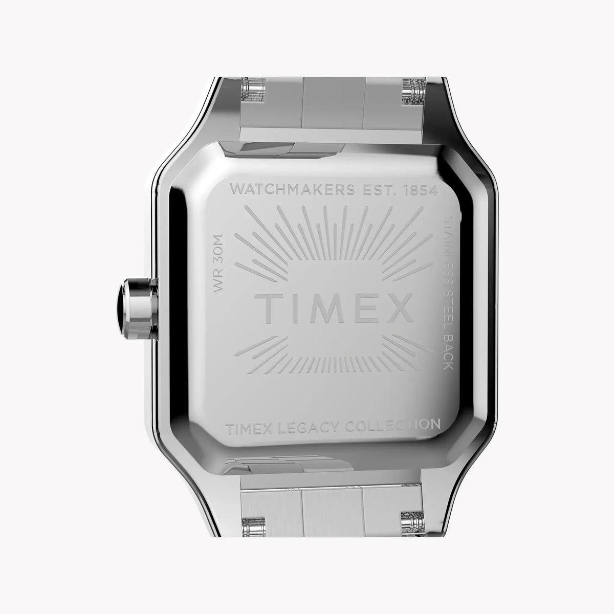 Addison Silver-Tone Case & Bracelet White Dial TW2Y23800 | Men's Watch by TIMEX