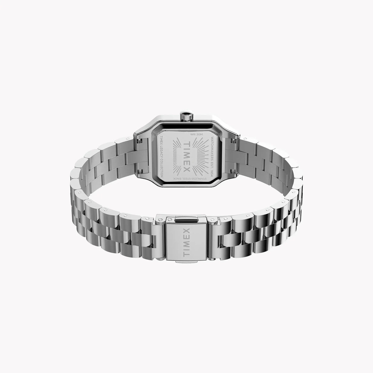 Addison Silver-Tone Case & Bracelet White Dial TW2Y23800 | Men's Watch by TIMEX
