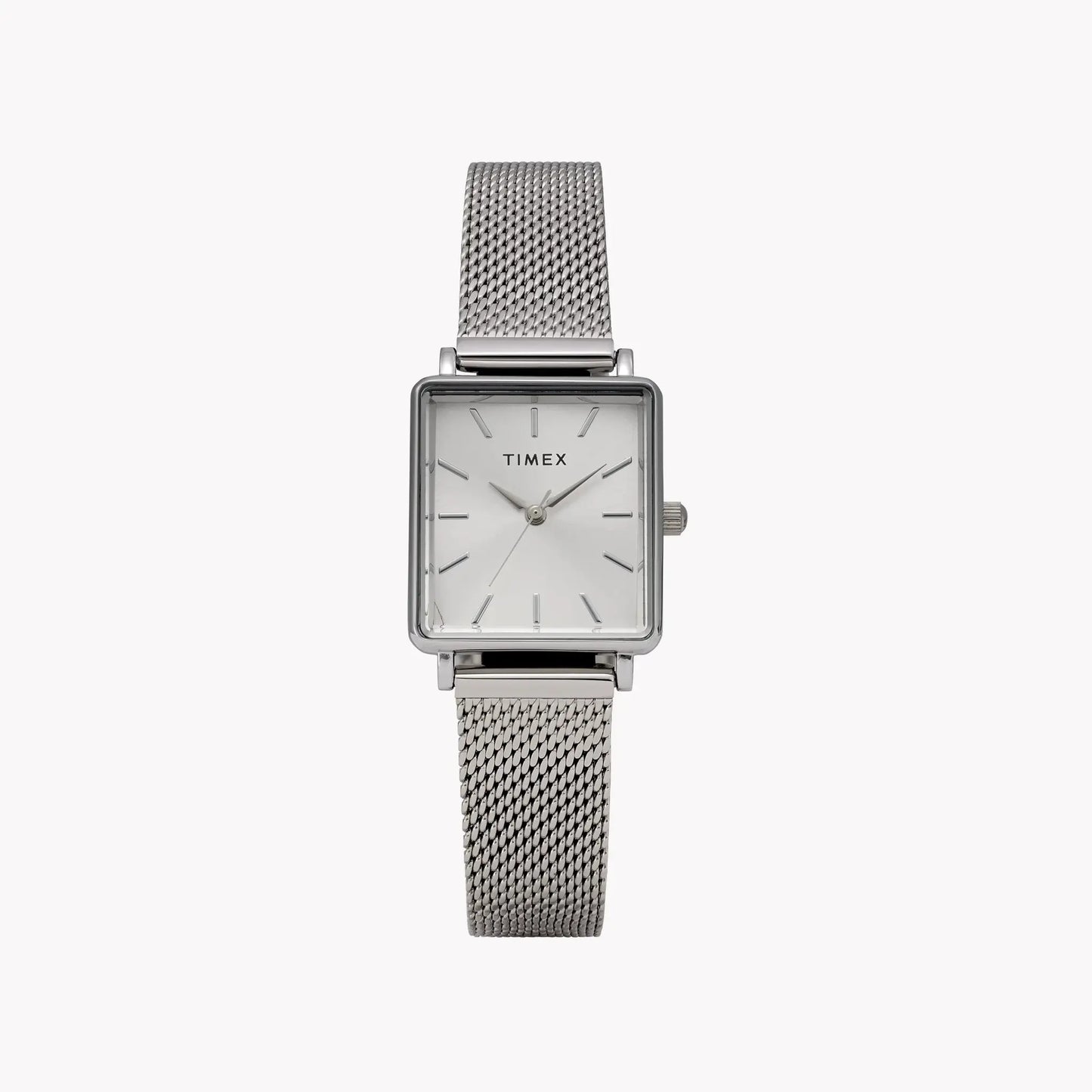 Transcend Rectangle Silver-tone Case & Bracelet with Silver Dial | TW2Y26300 by TIMEX