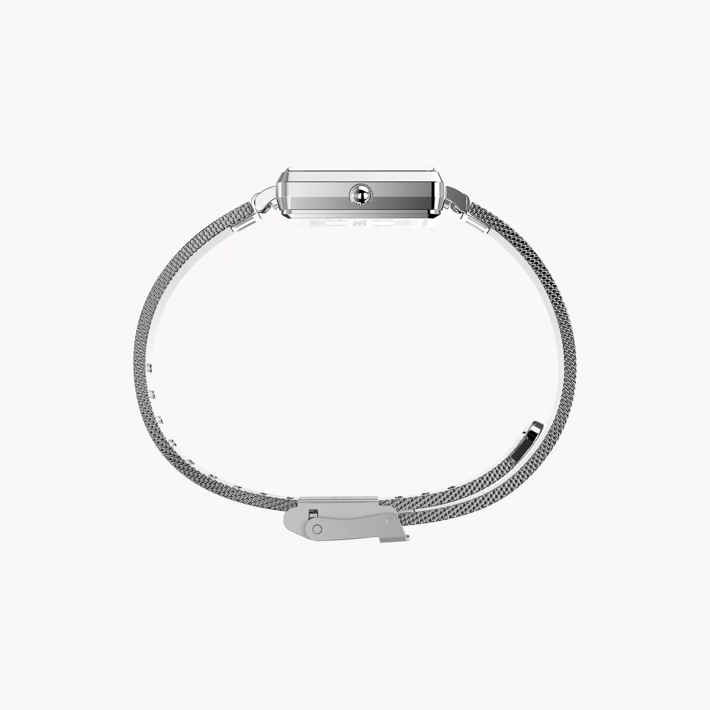Transcend Rectangle Silver-tone Case & Bracelet with Silver Dial | TW2Y26300 by TIMEX
