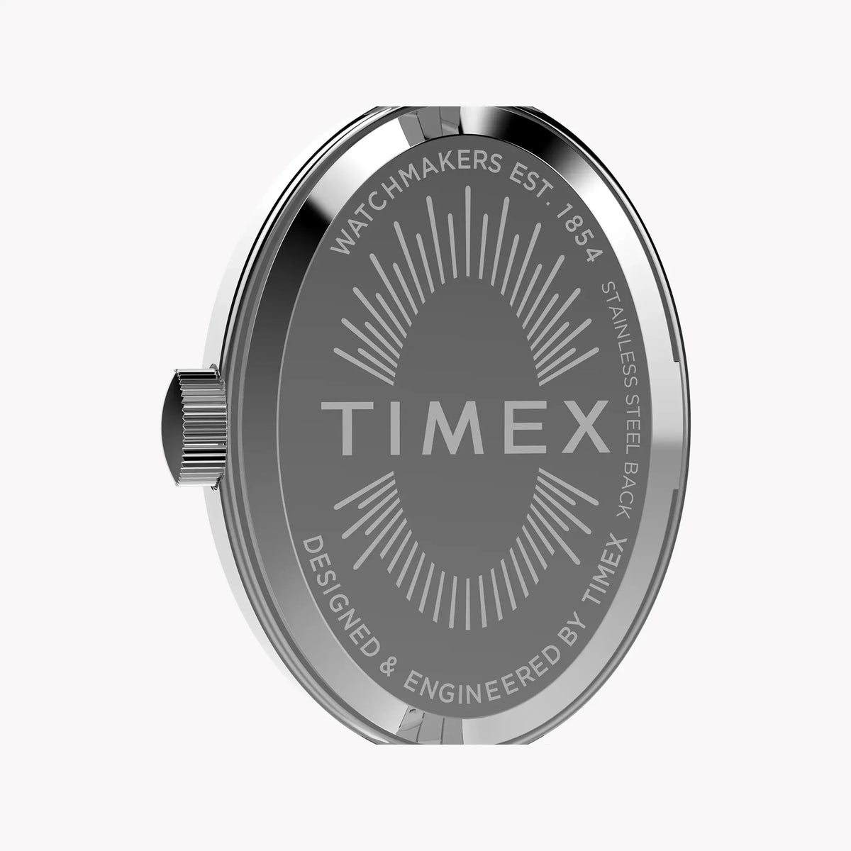 Cavatina Silver-Tone Case & Bracelet with Aquamarine Dial TW2Y26600 by TIMEX
