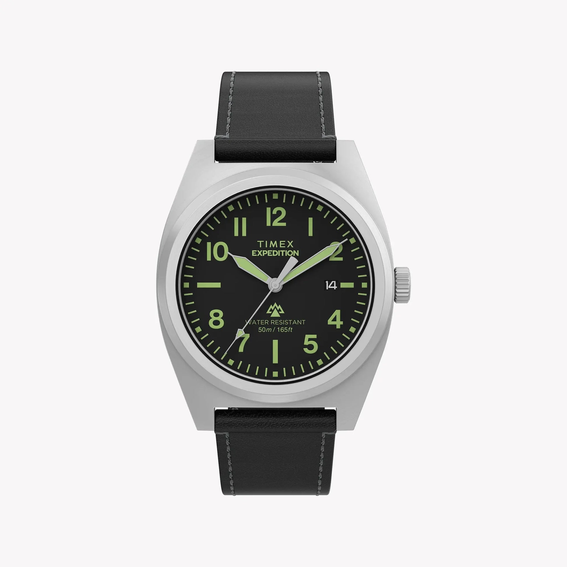 Timex Men's Silver-Tone Brass, Eco-conscious Black | TW2Y30700 by TIMEX