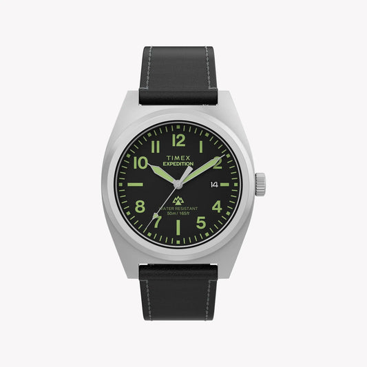 Timex Men's Silver-Tone Brass, Eco-conscious Black | TW2Y30700 by TIMEX