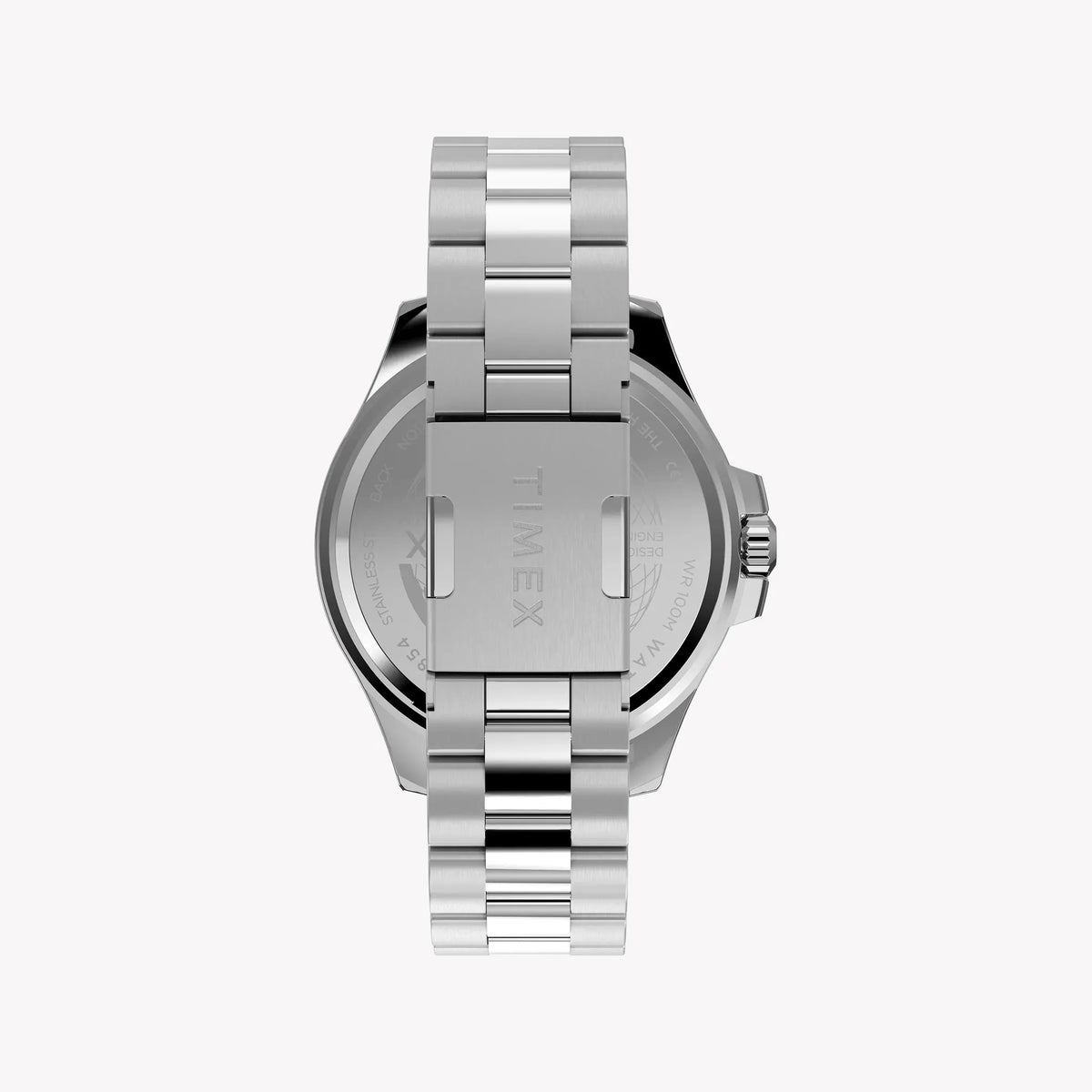 TIMEX Men's Stainless Steel Silver-Tone, Black | TW2Y33300 by TIMEX